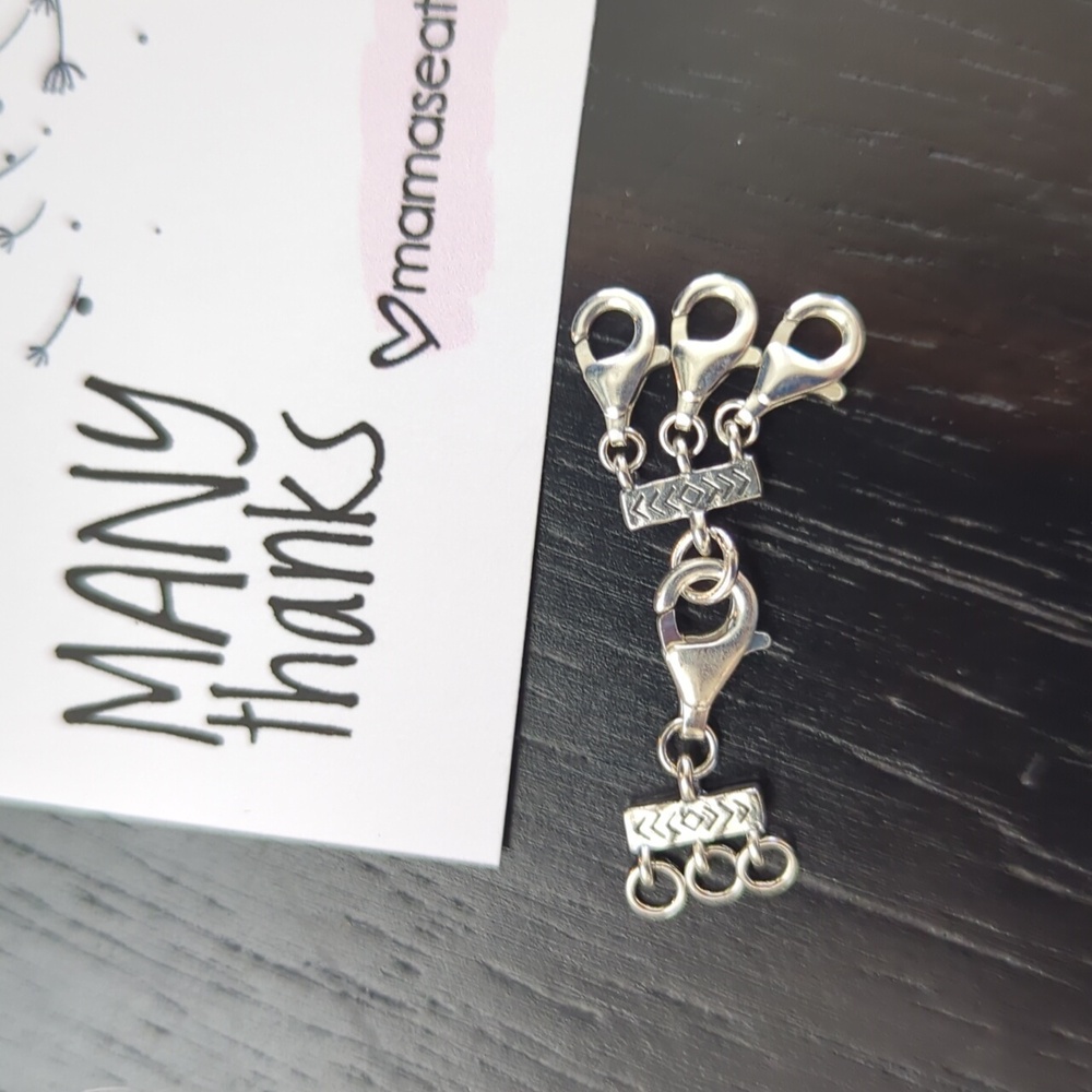 Silpada sterling necklace spacer